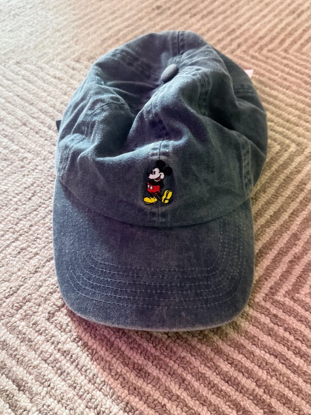 Disney Women’s Denim Mickey Mouse Embroidered Cap